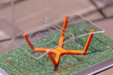 Miniature Teqball Table