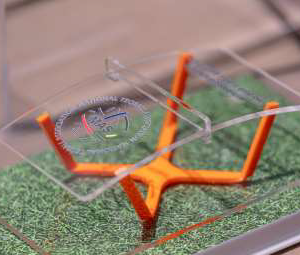 Miniature Teqball Table